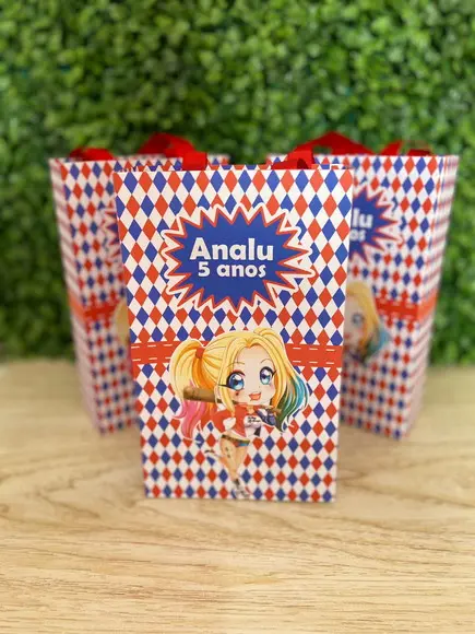 Sacolinha Personalizada Arlequina