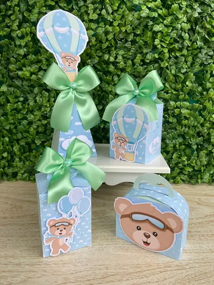Kit Personalizado Urso Baloeiro (20 Peças)