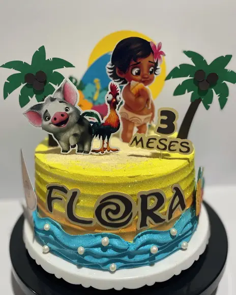Topo de Bolo Moana