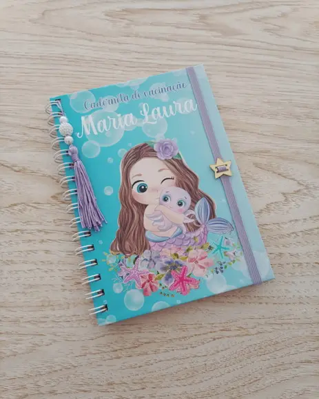 Caderneta Vacinação Personalizada Sereia