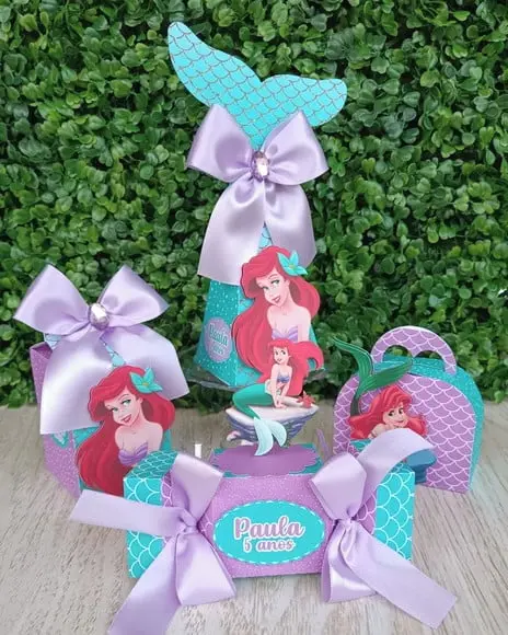 Kit personalizado Pequena Sereia ( 20 peças)