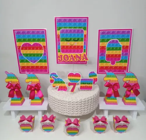 Kit festa em casa Pop it ( fidget toys)
