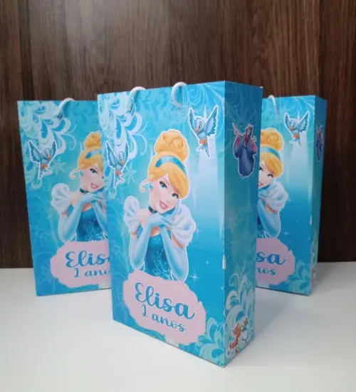 Sacolinha Personalizada Cinderela