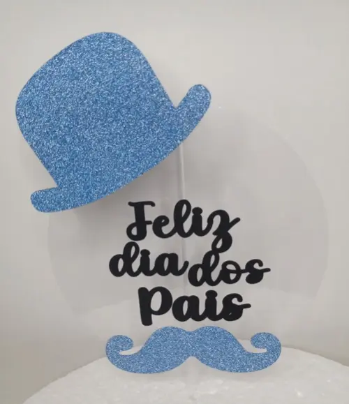 Topo de bolo dia dos pais