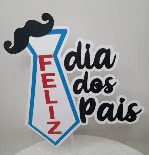 Topo de bolo dia dos pais