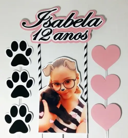 Topo de Bolo Personalizado com Foto