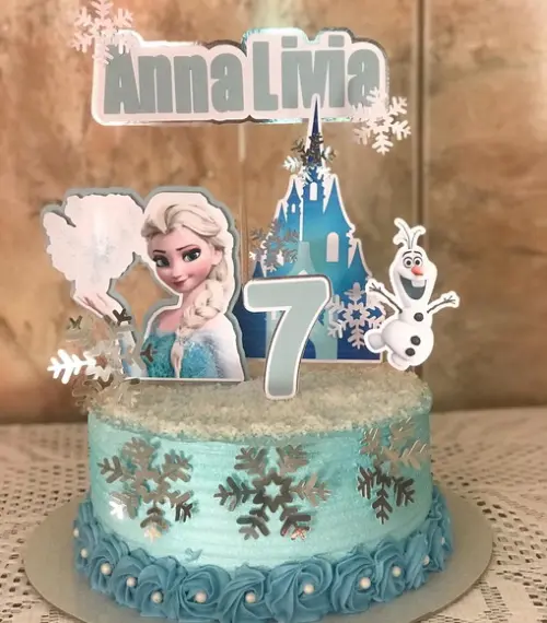 Topo de Bolo Frozen