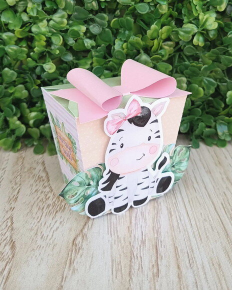 Kit Personalizado Safari Menina Aquarela (20 Peças)
