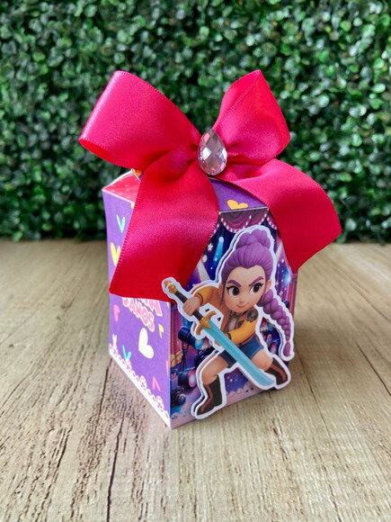 Kit Festa Personalizada Guerreiras K-pop (20 Peças)