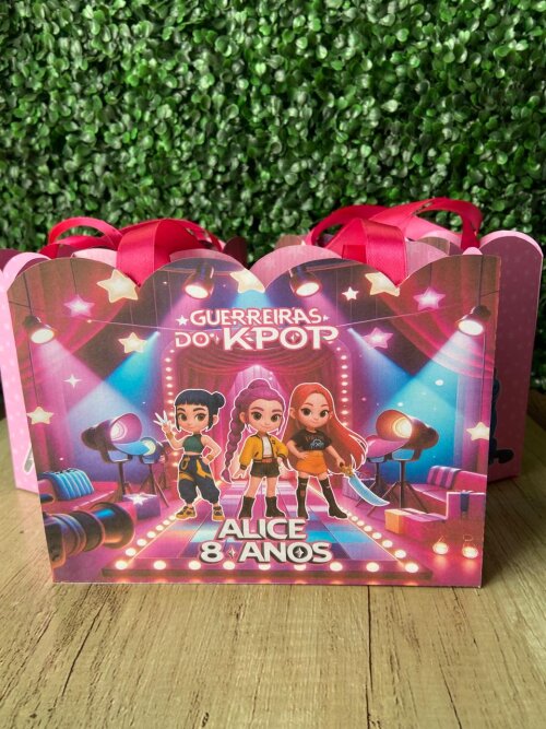Sacolinha personalizada Guerreiras do Kpop