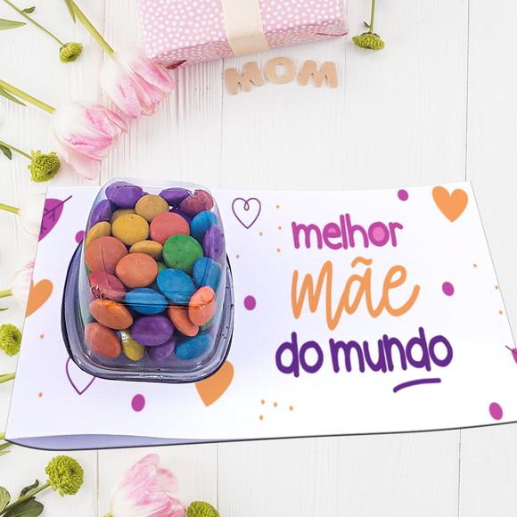 Cartão Card Blister com Confete Dia das Mães