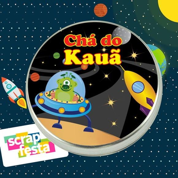 Latinha Personalizada Festa Espaço