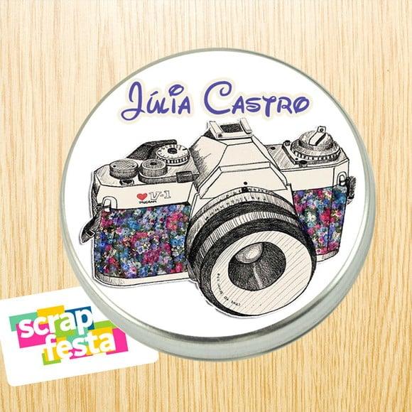 Latinha Personalizada Profissão de Fotógrafa