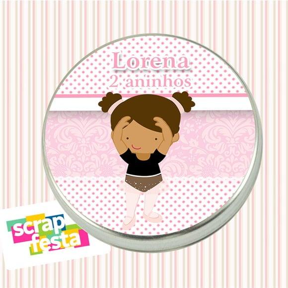 Latinhas Personalizadas Festa Bailarina