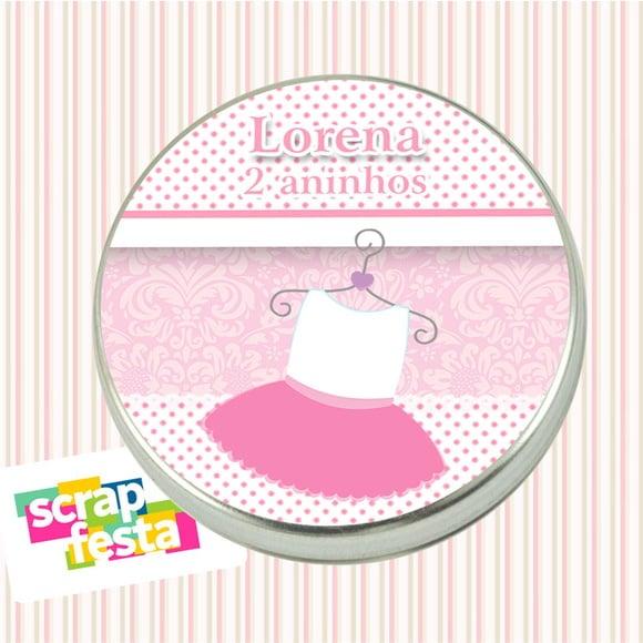 Latinhas Personalizadas Festa Bailarina
