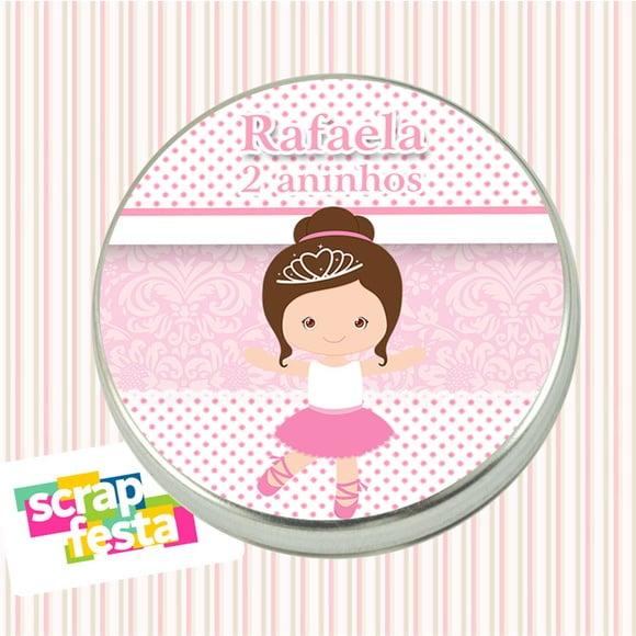Latinhas Personalizadas Festa Bailarina