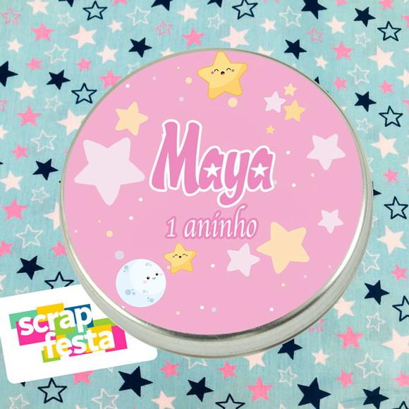 Latinhas Personalizadas Festa Brilha, Brilha Estrelinha