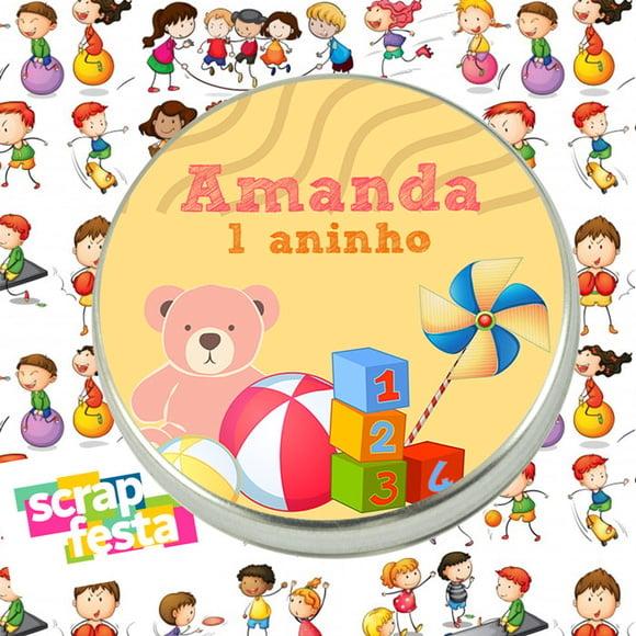 Latinhas Personalizadas Festa Brinquedos