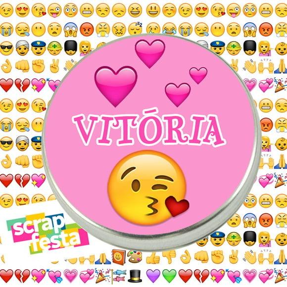 Latinhas Personalizadas Festa Emoticons