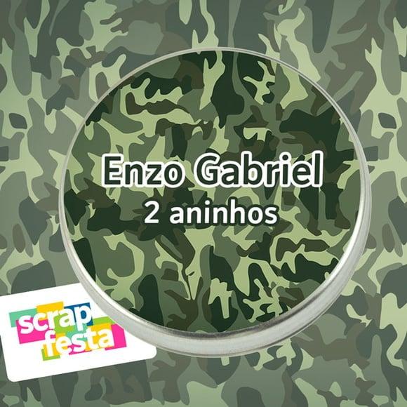 Latinhas Personalizadas Festa Exército, Militar