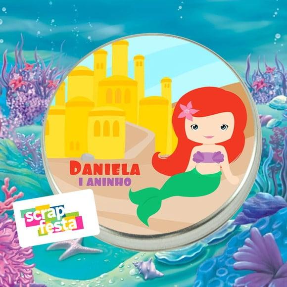 Latinhas Personalizadas Festa Sereia