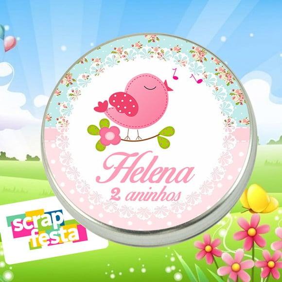 Latinhas Personalizadas Jardim Encantado