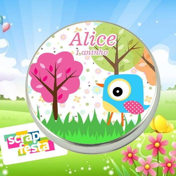 Latinhas Personalizadas Jardim Encantado
