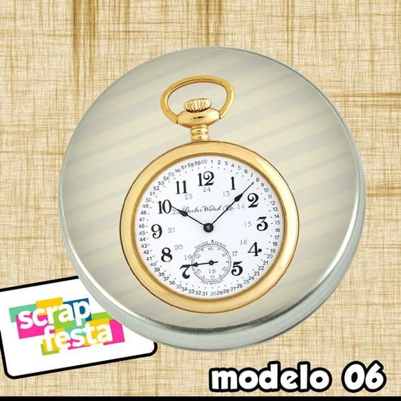 Latinhas Personalizadas Relógio