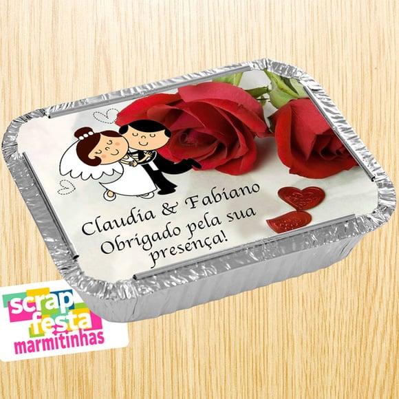 Marmitinha Personalizada Festa de Casamento