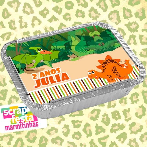 Marmitinha Personalizada Festa Dinossauro