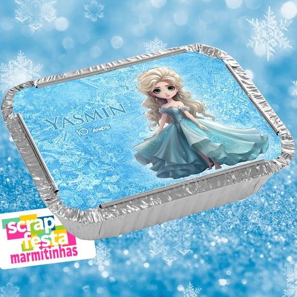 Marmitinha Personalizada Festa Princesa Congelada Frozen