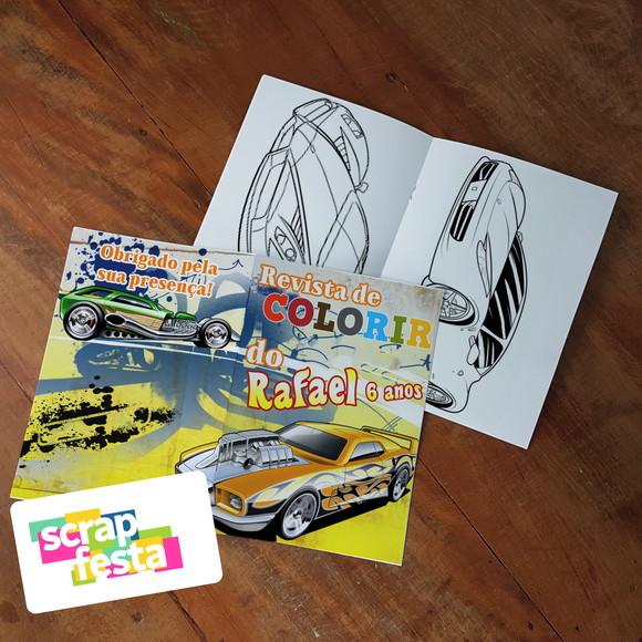 Revista Colorir + Giz Cera Soldadinho de Chumbo