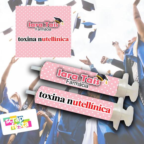 Seringa Personalizada Festa Formatura Farmácia