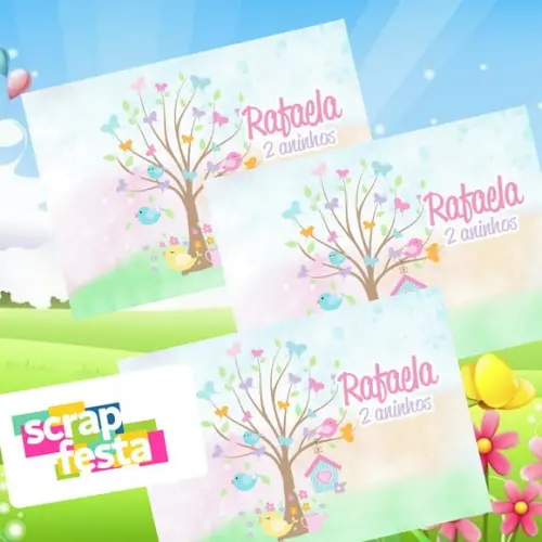 Adesivo Personalizado Retangular 6,5x9 Princesas Castelo