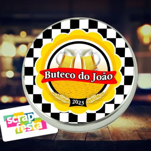 Latinhas Personalizada Festa Boteco