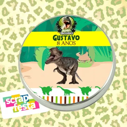 Latinhas Personalizada Festa Dinossauro