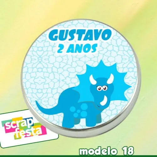 Latinhas Personalizada Festa Dinossauro