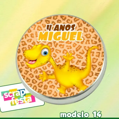 Latinhas Personalizada Festa Dinossauro