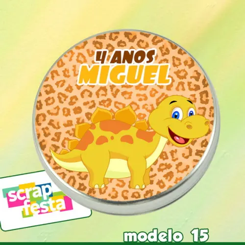 Latinhas Personalizada Festa Dinossauro