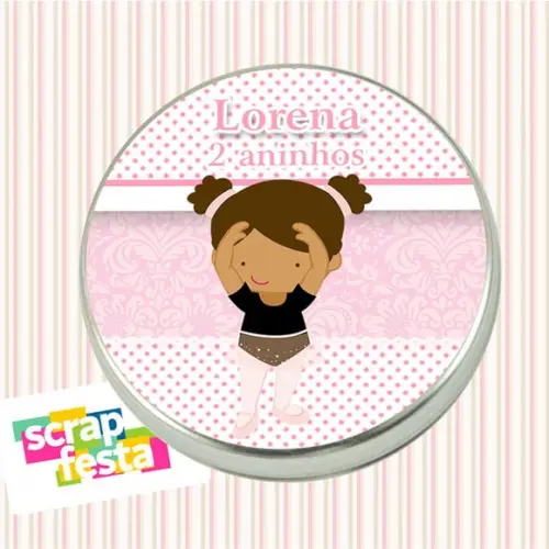 Latinhas Personalizadas Festa Bailarina