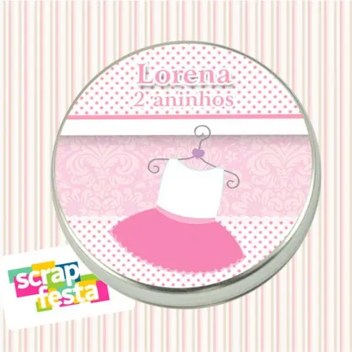Latinhas Personalizadas Festa Bailarina