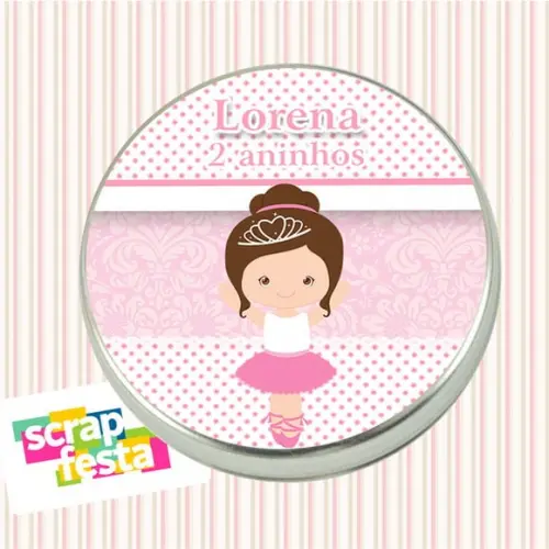 Latinhas Personalizadas Festa Bailarina