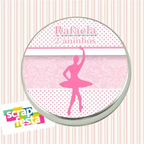 Latinhas Personalizadas Festa Bailarina