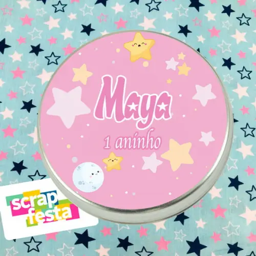 Latinhas Personalizadas Festa Brilha, Brilha Estrelinha