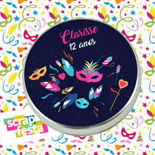 Latinhas Personalizadas Festa Carnaval