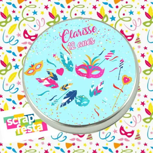 Latinhas Personalizadas Festa Carnaval