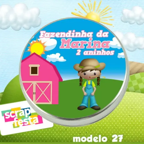 Latinhas Personalizadas Festa Fazendinha