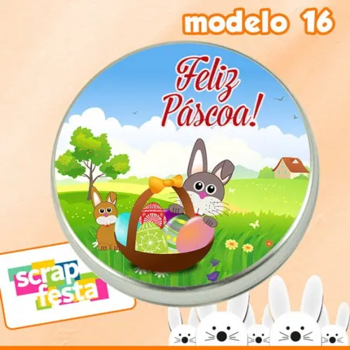 Latinhas Personalizadas Festa Páscoa