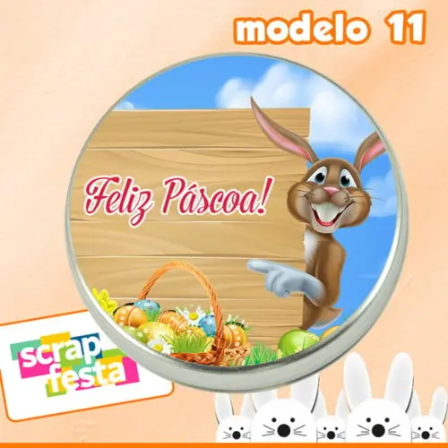 Latinhas Personalizadas Festa Páscoa