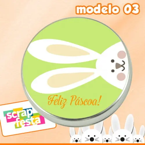 Latinhas Personalizadas Festa Páscoa